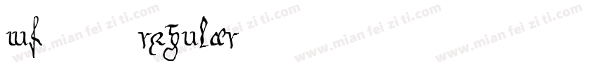 wf0054 Regular字体转换